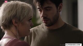 Step-Mother Dee Williams Fucks Her StepSon In The Ass And Gets A Facial