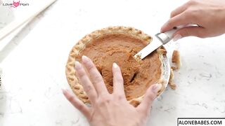 Thanksgiving Pie Sharing Orgy with Katie Kush & Skyler Storm