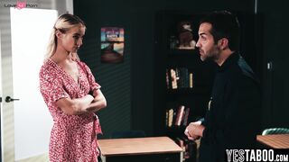 Classroom Slut - Blondie Teen Student Gets Hairy Pussy Fucked By Janitor