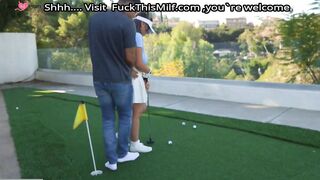 Ella Knight's Swing Lesson with Pro Golfer AirThugga