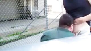 Outdoors Sex Kitten Gets Fucked By A Stranger In Public