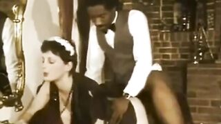 Vintage German Blonde Enjoys Inter-Racial Sex