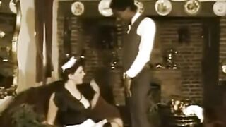 Vintage German Blonde Enjoys Inter-Racial Sex