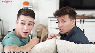 Mature MILF Cassandra Calogera Fucks Her Step-Son's Friend In The Ass
