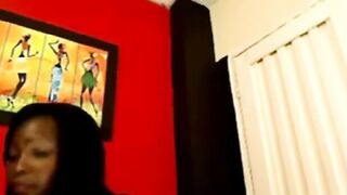Erotic Encounters - Black MILF With Huge Natural Boobs Strips Down For You