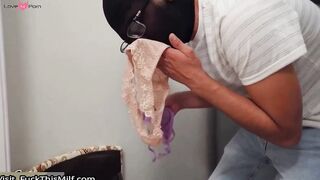 Burglars Get Their Just Deserts! Thief Steals Pussy And Ends Up With A Facial