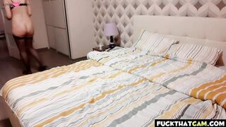 Big Boobed Milf's Dildo Ride - Exclusive Amateur Mom Fucks Herself