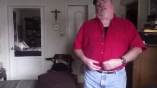 Maturity Matters - Older Guy Jacks Off In His Bathroom