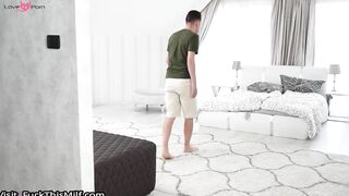 Naughty Step-Mom Uses Her Adult Toys On Herself