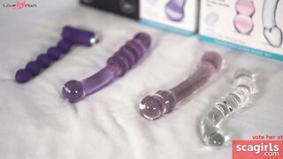 Blond Bombshell Uses Sex-Toy Collection to Explore Her Own Pleasure
