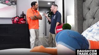 Step-Dad's Sluts #2 - Stepfather Fucks Two Hot Teens In A Threesome