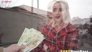 Russian Bombshell Jessie Ams Gets Drilled For Cash - POV Sex