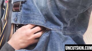barely legal Stud Shows Off Uncensored Techniques In Detail