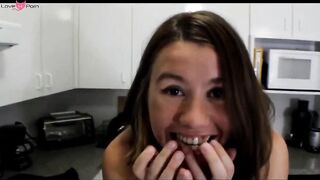 Blonde Babe Gives Her Husband A Surprise With Another Man's Sperm