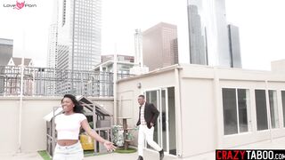 Black Step-Daddy's Big Ass #2 - Ebony Teen Gets A Hardcore Pounding