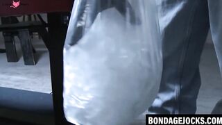 Ice Cubed Bondage - Old Man Faces barely legal Hunk's Ice Cold memory