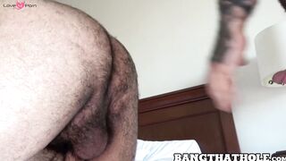 Bear Daddy" - Older Bear Fucks barely legal Twink in Outdoor Scenery with Hot Muscle Body & Big Dick!