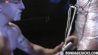 Drake Jaden's Plastic Wrap Bondage Fantasy - BDSM Roleplay with Fetish Twist