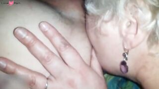 Grandma's Old Vibrator - Naughty Grandmother Fucks Herself Silly