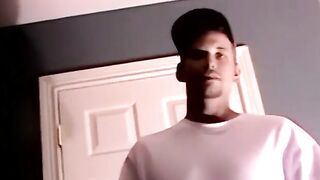 Amateur Guy Jerks Off To Porn While Recording With Cam And Mic