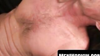MILF Hunter - Older Woman's Huge Stiff Dick & Balls Massage Session