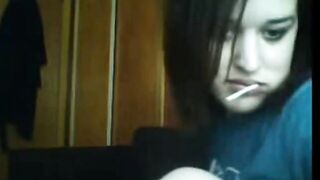 Ass-Fucking Amateur WebCam Girl with Big Booty Rides Dick in Anal POV