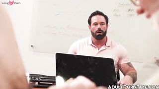 Office Slut - Sexual Harassment Roleplay with Alexis Crystal & Big Dick