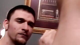 Three's A Charm! Amateur Threesome With Hunks Jacking Off And Sucking Dick