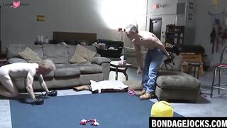 Bondage Babe Chained And Muzzled By Dominatrix - JOE GIOVANNI & BEN ALEXANDER