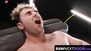 Raw Next Door's 'Hole Slammers': Muscular Studs Michael Bostan & Vince Orally Reamed