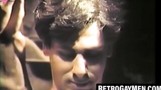 Vintage Gay Initiations - Sloppy Blowjob Threesome