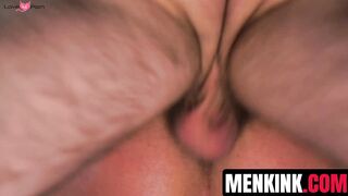 HOT & SWEATY - Dominant Cop Fucks His Partner In Uniform During Bar Raid