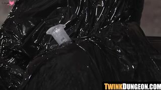 Dominant Mistress Uses Bondage Techniques To Train Submissive Twinks