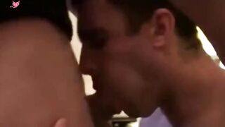Big-Dick Bros Share Intense Anal Threesome