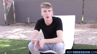 Steamy Shower Masturbation Confession with Hot Twink