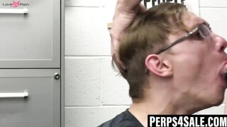 barely legal Officer Dominates Older Man - Role Reversal Cop & Citizen