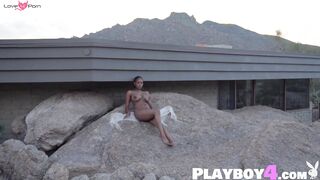 Big Black Booty Teen Exposed - Busty Beauty Shows Off Perfect Natural Boobs
