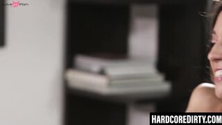 Naughty Teen Gives Her Step-Brother A Facial Explosion