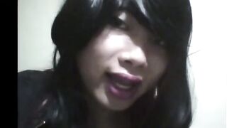 Asian Transgender Striptease & Masturbation - Exotic Dancer Jacks-Off