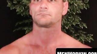 Huge Dick Hunk Jerks Off In Public Bathroom - Big Load Compilation