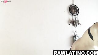 Latina Stretch Marks - Extreme DILDO Insertion in Pussy & Ass