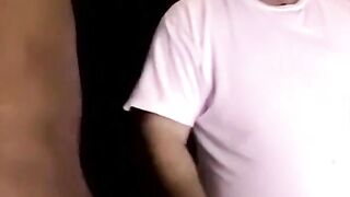 Black Amateur Teen Throat-Fucked by Older White Guy