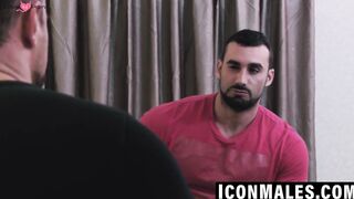 3 Hairy Muscle Studs Share Anal Pleasures In Raw Threesom
