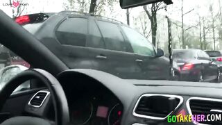 PublicCityCarRides - Erotic Journey Through The Streets With A Dildo