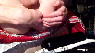 Twinks-RoseBud" - Anal Playtime With Huge Toy For Hot Teen Boy's Asshole