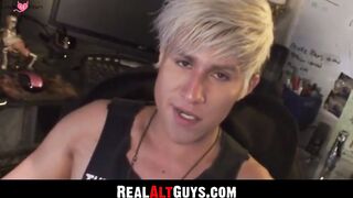 Emotional Interview Turns Passionate Fuck Fest with Hot Blondie & Hunk