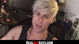 Emotional Interview Turns Passionate Fuck Fest with Hot Blondie & Hunk