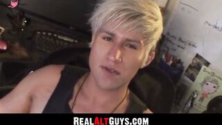 Emotional Interview Turns Passionate Fuck Fest with Hot Blondie & Hunk