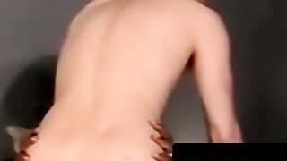 Ebony Jock Jerk-Off Session Interrupted By Slutty Pervert Mouth