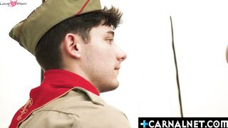 Scout's Ass-Troopers - Anal Rough Sex with Hot Twinks